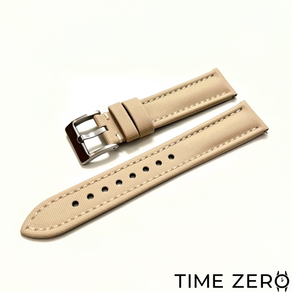 New Beige Sailcloth Watch Strap (The Regatta Collection)